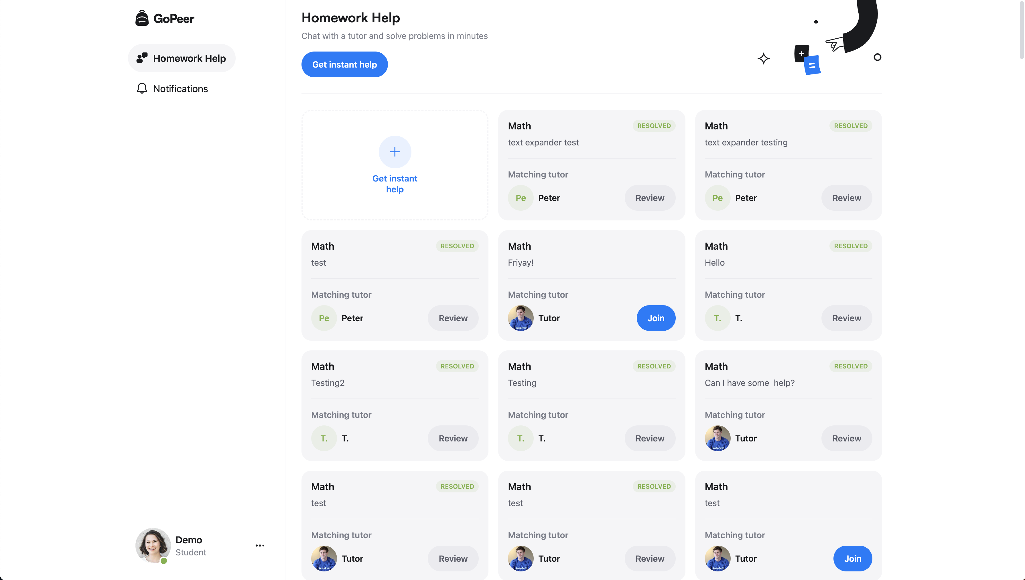 GoPeer - Conversation History.png